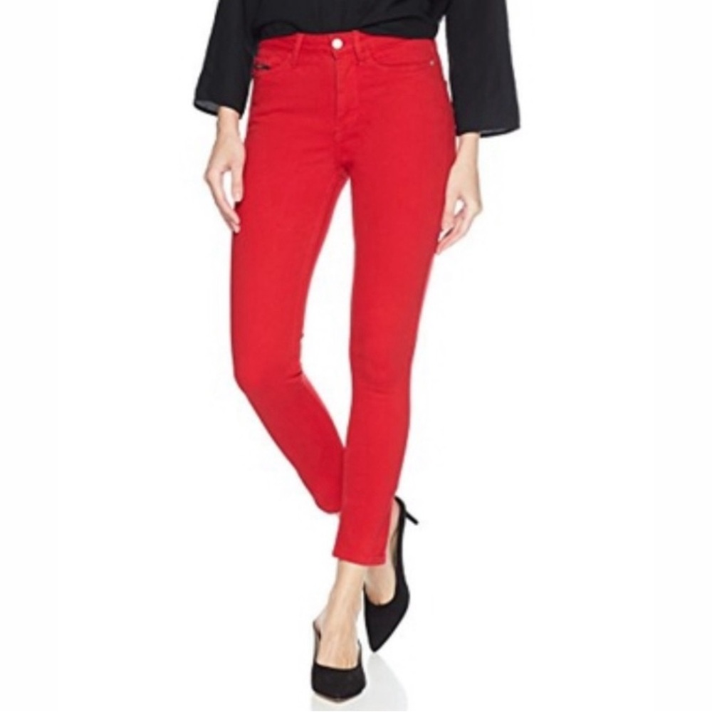 Banana Republic Red High Rise Women Jeans